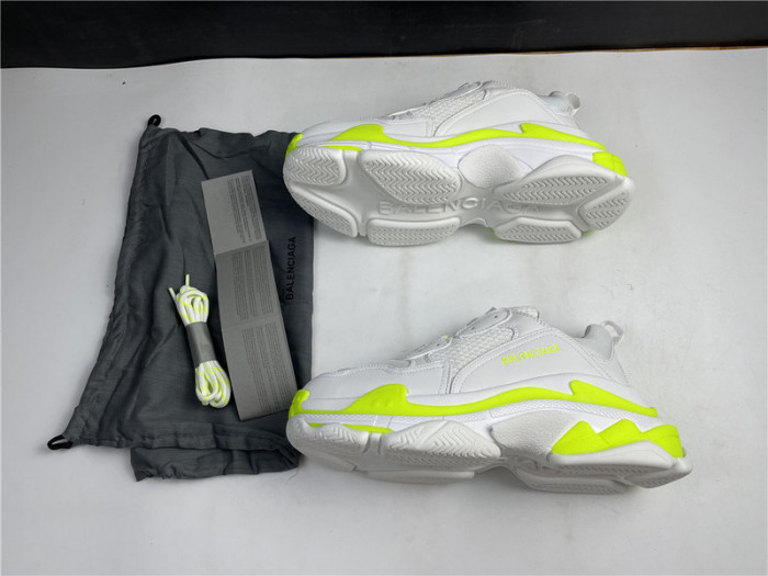 blcg sneaker triple.s.gomma silver white 536737 w0901 9088