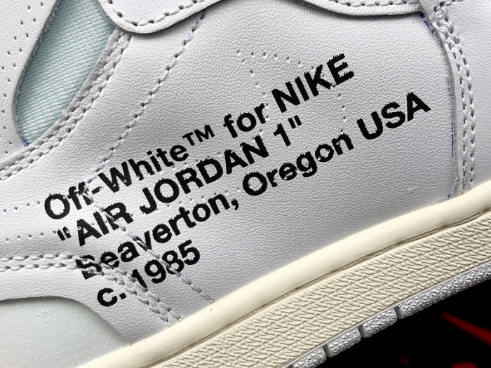 air jordan 1 retro high ow white aq0818-100