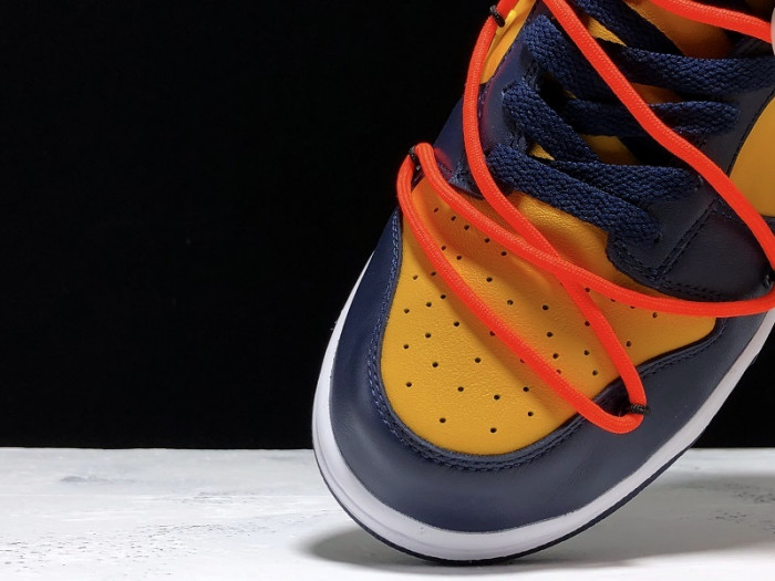 nike dunk low ow michigan ct0856-700