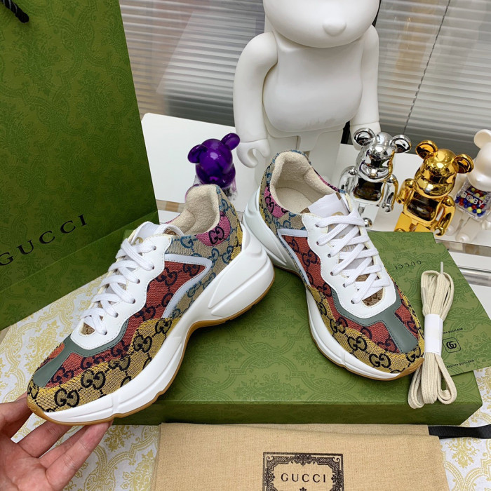 gucc rhyton vintage trainer sneaker